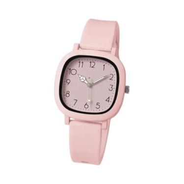 Imagem de Relógio Casual Feminino De Quartzo Com Pulseira De Silicone, Presente 