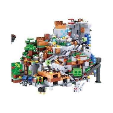 Imagem de Conjunto De Blocos De Montar Edição Especial Vila Das Cavernas Com Fig