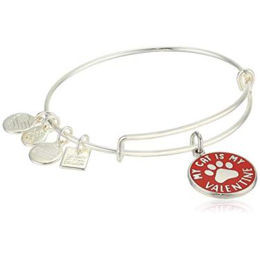 Imagem de Alex and Ani Pulseira My Cat is My Valentine, Expandable, Latão, Sem pedra preciosa