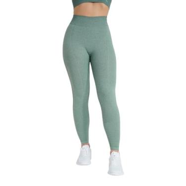 Imagem de Calça Legging Feminina Marcio May Sports Firenze Verde Mescla