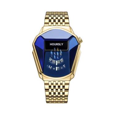 Imagem de Homens motocicleta personalidade relógio de quartzo impermeável, nova 