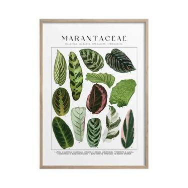 Imagem de Arte Em Tela De Folhas Botânicas Verdes, Plantas De Interior, Decoraçã