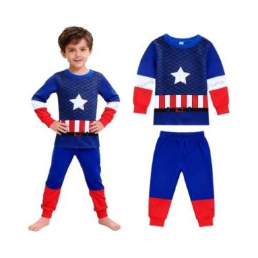 Imagem de Conjunto De Pijamas De Halloween Para Meninos Bebês Pixar McQueen, Rou