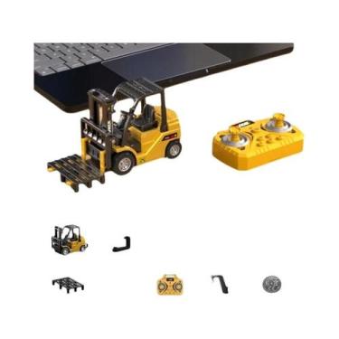 Imagem de Empilhadeira De Controle Remoto Em Liga 164 Mini Caminhão Com Efeitos 