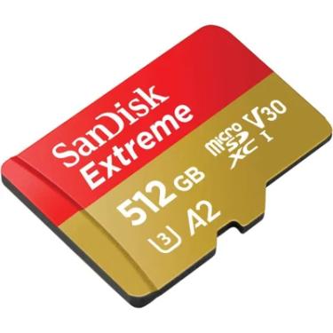 Imagem de Cartão De Memória 512gb Sandisk Extreme Microsdxc 190mb/s Uhs-i V30 U3 A2