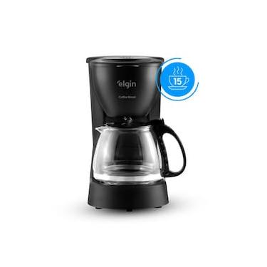Imagem de Cafeteira Elétrica Elgin Coffee Break 15 Xícaras Preta 650W Filtro Permanente Sistema Corta-Pingo