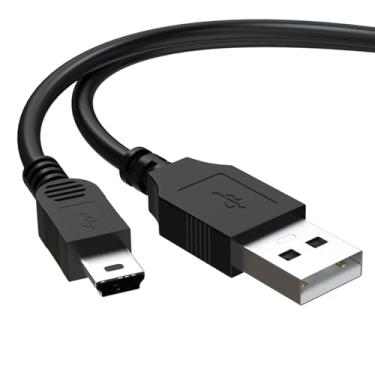 Imagem de Toxaoii Cabo de alimentação e dados USB compatível com calculadoras Texas Instruments TI-84 Plus CE, TI 89 Titanium, TI Nspire CX II CAS, TI Nspire CX CAS Calculadora Gráfica Carregador (Preto)