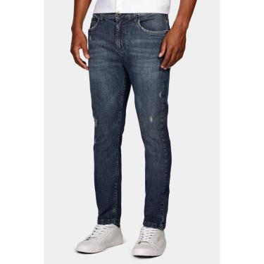 Imagem de Calça Aramis Jeans Skinny Escura Puída Azul Escuro-Masculino
