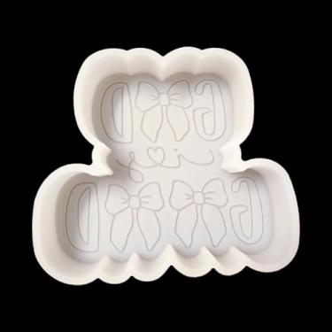 Imagem de 【Mais de 300 designs opcionais】 Molde Fuehbur God composto de arcos Freshie, molde de silicone de arco abençoado em bom significado para doces de carro - Molde de resina artesanal DIY