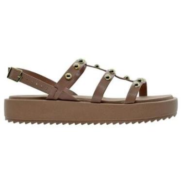 Imagem de Sandália Flatform Feminina Moleca 5489.119 Nude-Feminino