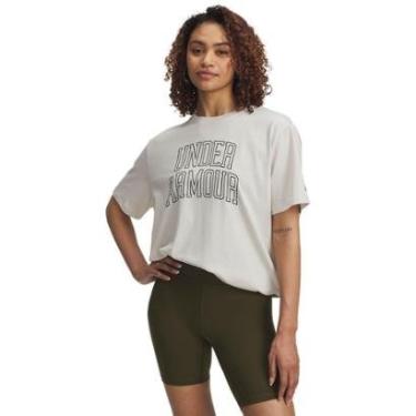 Imagem de Camiseta Sportstyle Under Armour Rival Campus Feminina-Feminino