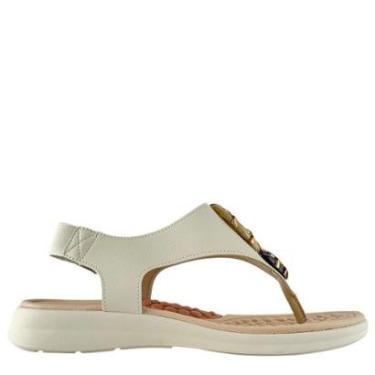 Imagem de Sandália Rasteira Modare Feminina Conforto com Pedras-Feminino