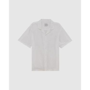 Imagem de Camisa Masculina Manga Curta Em Linho Com Algodão-Masculino