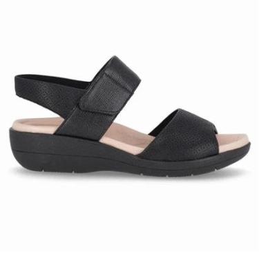 Imagem de Sandalia Feminino Piccadilly Anabela Fascite Conforto 239016 Preto-Feminino