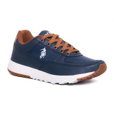 Imagem de Tenis Masculino Polo Elite Casual Dia A Dia Novo Preço Bom, Marinho, 4