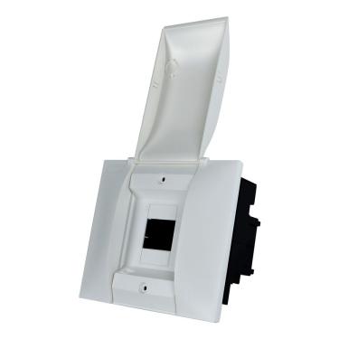 Imagem de Quadro De Distribuicao Protectbox 4 Din Embutir Branco 134004