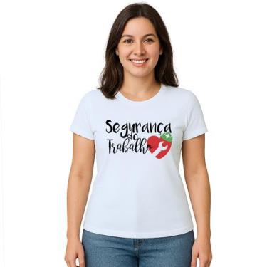 Imagem de Camiseta Segurança Do Trabalho Personalizada Universitária - Use P4, B