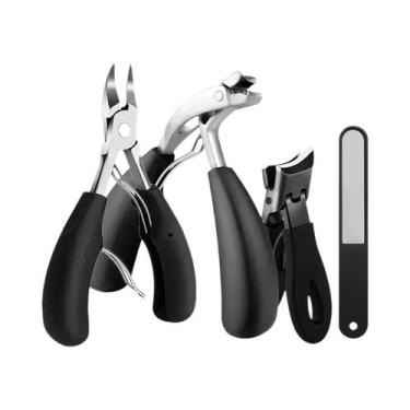 Imagem de Cortador De Unhas Angulado Para Unhas Encravadas Com Cabo Longo - NONE