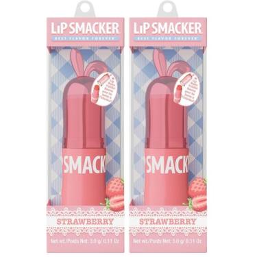 Imagem de Bálsamo Labial Lip Smacker Bunny Fresa Hidratante Paquete de 2