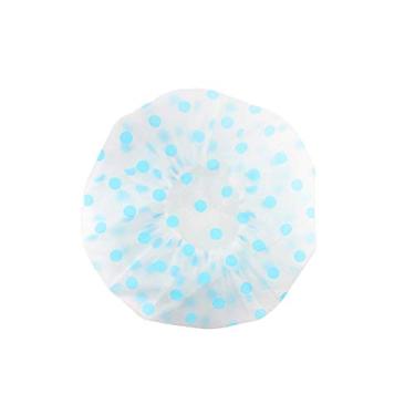 Imagem de Gorro de Banho Reutilizável e Espessado Chapéu Elástico para Mulheres Ideal Salão Beleza Spa Cozinha Viagem