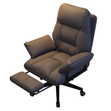 Imagem de Cadeira de jogos, sofá preguiçoso, cadeira reclinável ergonômica para escritório em casa, quarto, estudo, sala de estar - encosto reclinável assento de mesa