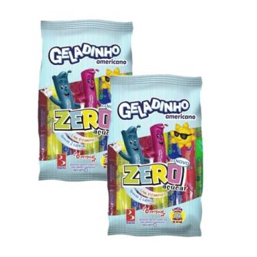 Imagem de Geladinho Sacolé Gelinho Americano Zero Açúcar C/ 10u - 2 pcts - Busch