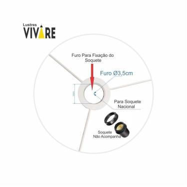 Imagem de Cúpula Abajur E Luminária Cilíndrica Vivare Cp-7004 ø15x25cm - Bocal Nacional Lilás