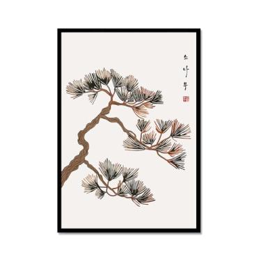 Imagem de Pôster em tela vintage coreano com citações Hangul pintura oriental decoração de arte de parede imagens de cultura coreana para sala de estar quarto decoração de casa (SKU3,12 x 45,7 cm = (30 x 45 cm