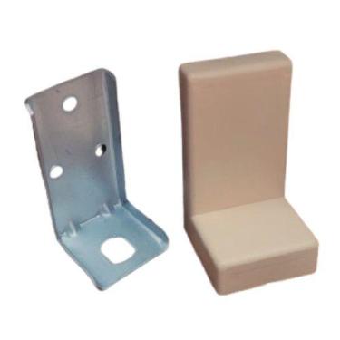 Imagem de Kit 10 Capas Para Cantoneira  Aérea Em L Para Móveis - Paraiso Ferrage