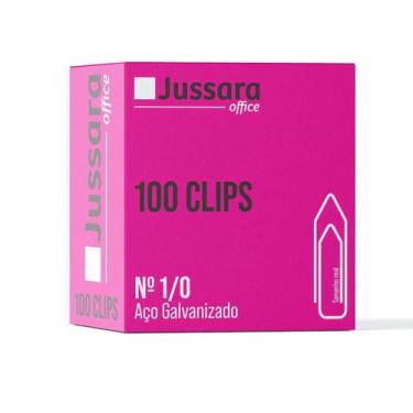 Imagem de Clips Galvanizado Para Papel 1/0 CX C/100 Jussara