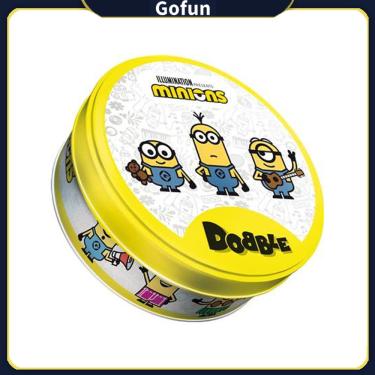 Imagem de Jogo de cartas Minions Dobble para maiores de 6 anos, 2 a 8 jogadores, 15 minutos