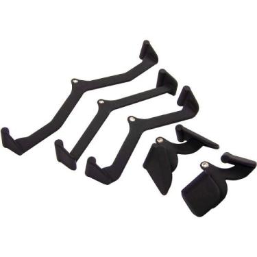 Imagem de Kit Puxador Ergonômico Costas 5 Peças Borracha Super Feel Ahead Sports
