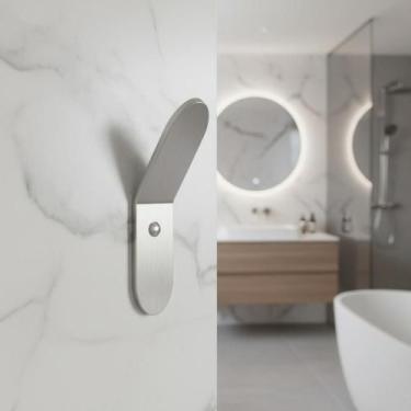 Imagem de Cabide Aço Inox Agata - Grego Metal, Escovado