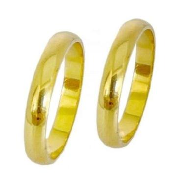 Imagem de Aliança em Ouro 18K 3,00 mm com Acabamento Polido - Joia de Noivado ou