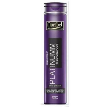 Imagem de Condicionador Ouribel Platinumm Desamarelador 320ml para Cabelos Loiro