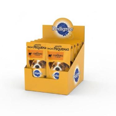 Imagem de Kit Ração Úmida Pedigree Sachê Cordeiro ao Molho para Cães Adultos de 