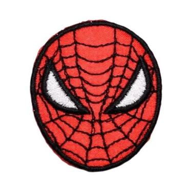 Imagem de Patch Bordado Do Desenho Animado Do Homem-Aranha Da Marvel Para Decora