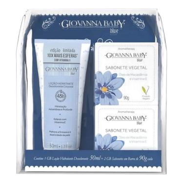 Imagem de Kit Eterno Encanto Giovanna Baby Blue Hidratante 50ml + 2 Sabonetes 90