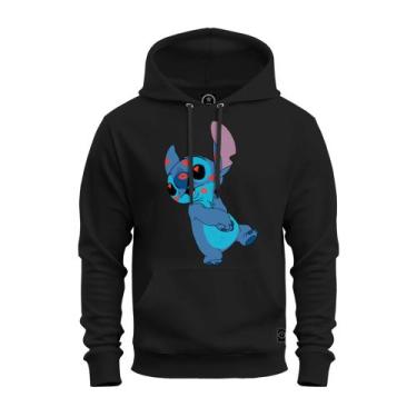 Imagem de Moletom Blusa De Frio Inverno Confortável Estampado Stich - Nexstar, P