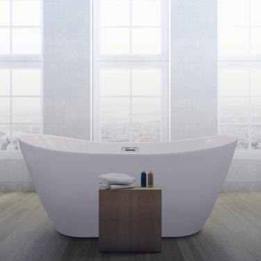 Imagem de Banheira de Imersão 160cmx75cm Mavie Ouro Fino Branca