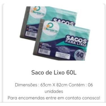 Imagem de Saco De Lixo Resistente Oliveira - 100 60 40 20 Litros Pacote