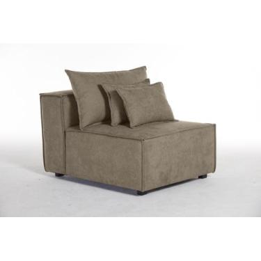 Imagem de Sofá Dominó Módulo 1,20 Encosto 0,30 Espuma D28 Mola Bonel Percinta It