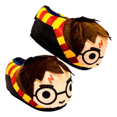 Imagem de Pantufa Harry Potter 3d Warner Oficial Com Solado Emborracha, 36
