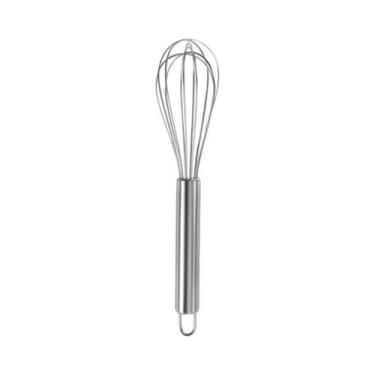 Imagem de Batedor Manual De Aço Inoxidável Multiuso Para Cozinha E Confeitaria, 
