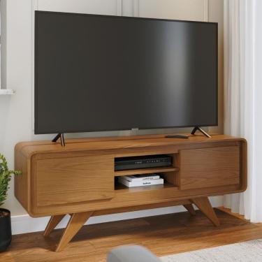 Imagem de Rack Tv 55 Pol 150cm Orgânico 2 Portas Cecy Nature Z56 - Mpozenato