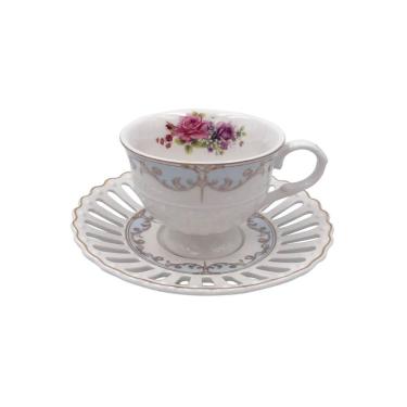 Imagem de Conjunto De Xícaras Para Café Em Porcelana Mon Chéri Com 12 Peças 80ml L\'hermitage