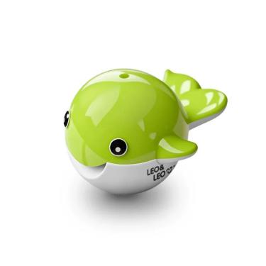 Imagem de Apontador Duplo com Depósito Leonora Fundo do Mar Baleia com Dois Orifícios para Lápis Verde