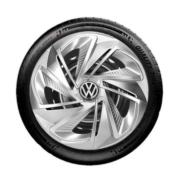 Imagem de Calota Esportiva Nitro Prata Aro 13 Vw Gol G1 G2 G3 G4 G5 Up - Elitte