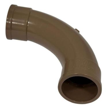 Imagem de Conexao Curva Pvc Marrom 50mm 1.1/2" Liso/ Liso - Krona