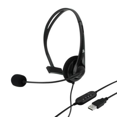 Imagem de Fone Headset Home Office Telemarketing Pc Not Callcenter Usb - 5+